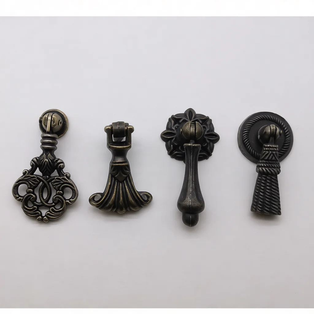 Classic Bronze Drawer Knob Vintage Style Chinese Copper Handle Retro Cabinet Pull Decorative Hardware For Home Furnishing