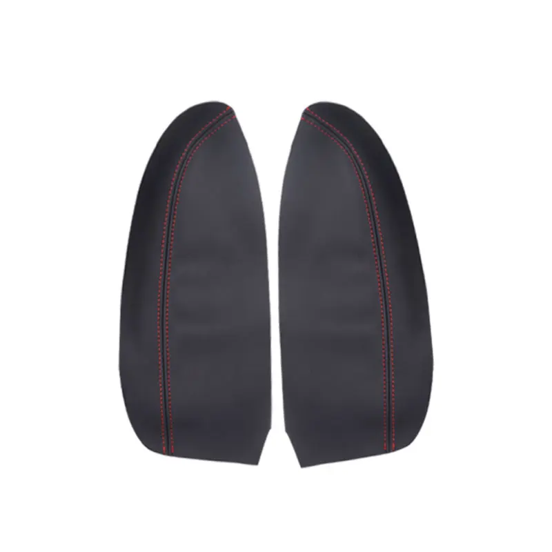2Pcs Microfiber Leather Front Door Armrest Panel Cover Trim Car Interior Decor Accessories for Acura RDX 2007‑2012