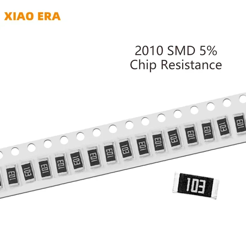 Kit Resistor SMD com Valor Total, Assorted Set, DIY Assorted Set, 1% de tolerância, 0R-22M, 5.6M, 6.2M, 6.8M, 7.5M, 8.2M, 9.1M, 10 Ohm, 2010, 100 PCes