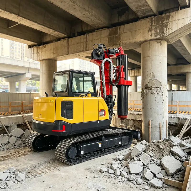 Flexible Crawler Multi Functional Rotary Drilling Rig for Urban Piling Customized Foundation Piling Rig with Stable Travel