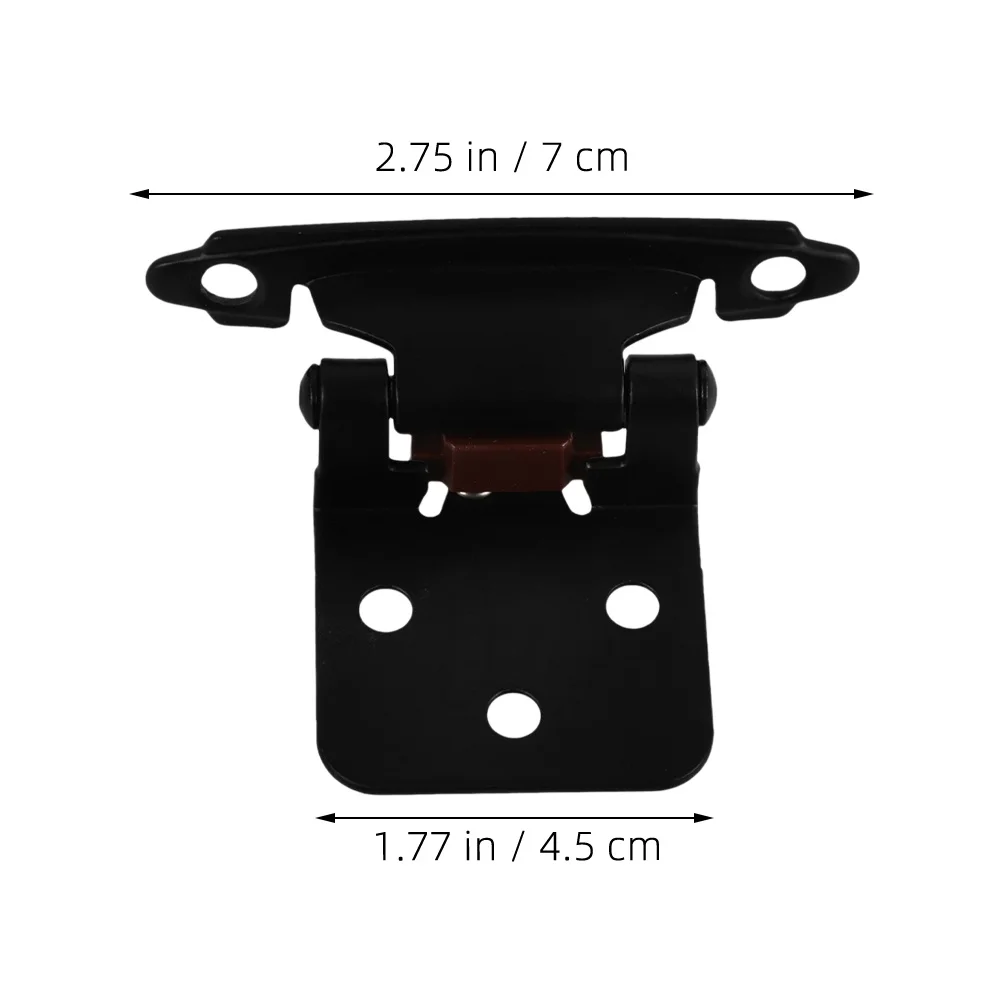 1セットRVキャビネット自動閉鎖スプリングヒンジ半隠しヘビーデューティーオートクローズドアヒンジ（キャンピングカーキャビネット金具用）