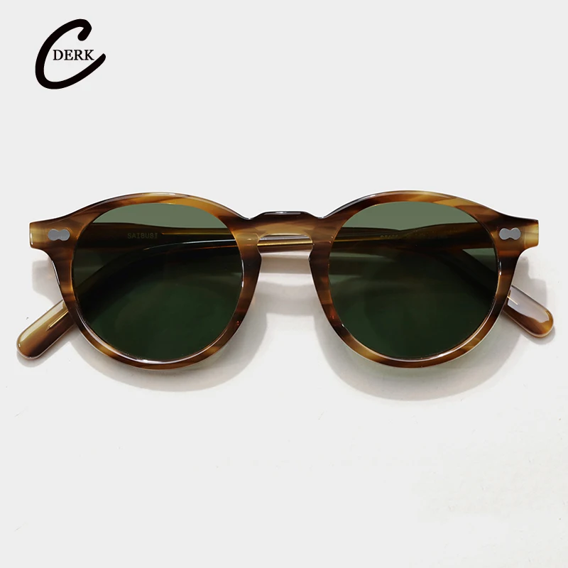 High quality Acetate sunglasses Men's fashion designer glasses UV400 S5166 Outdoor handmade women's Fashion sunglasses