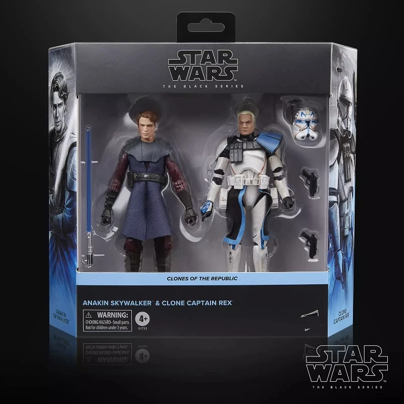 Voorverkoop De Black Series Star Wars Clones Of The Republic Anakin Skywalker & Clone Captain Rex Actiefiguren Set Verzamel Speelgoed Cadeau
