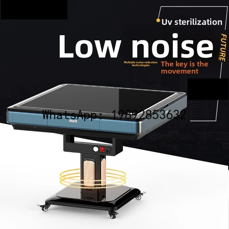 CZ Fully Automatic  Mahjong Machine Four-Port Silent Mahjong Table Dining Table Dual-Use Low Noise Non-Disturbing Mahjong Table