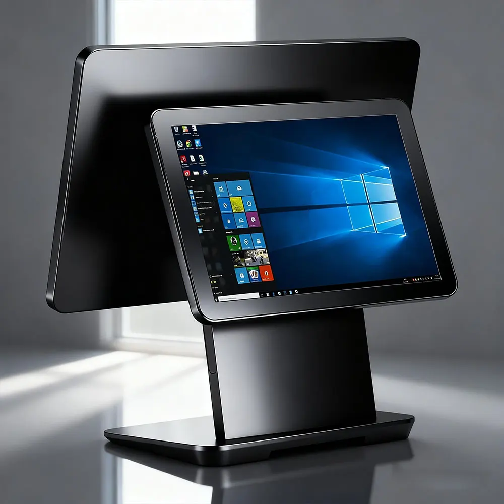 New Aluminum POS System Ultra Slim IPS Pure Flat Touch Screen High Quality POS Cash Register Factory Wholesale Customization