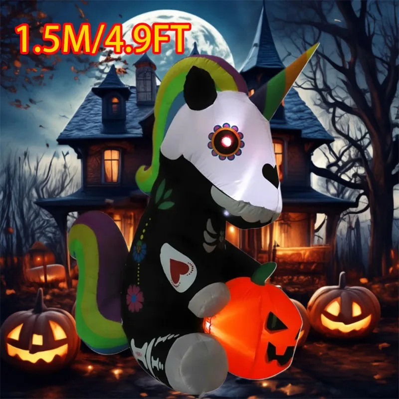 inflatable-toy-skull-unicorn-halloween-inflatable-model-luminous-inflatable-model-halloween-atmosphere-decoration-model