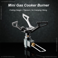 25g Lightweight Mini Gas Cooker Burner for Camping Hiking Gas Burner BRS-3000T Outdoor Portable Solo Titanium Camping Gas Stove