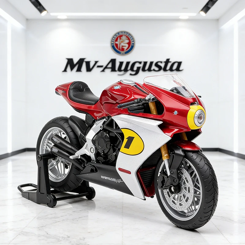 

1/12 MV Agusta Superveloce Ago Motorcycle Model Toy Vehicle Collection Autobike Shork-Absorber Off Road Autocycle Toys Car