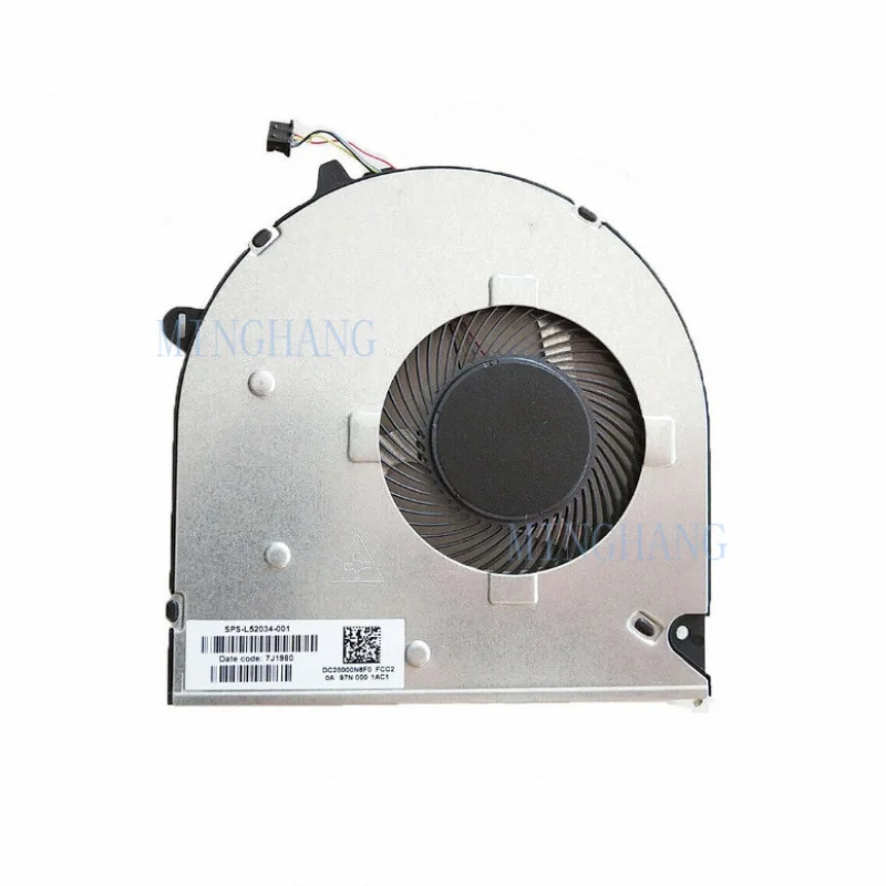 M for HP Laptop CPU Cooling Fan For Part Number L52034-001 DC28000N6F0