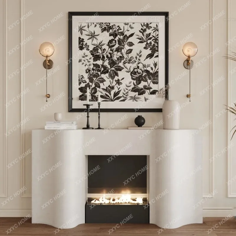 XXRetro Aesthetic Tv Table Simple Ivory Mid Century Floor Tv Stand High End Media Cabinet Meuble Television Salon Home Furniture