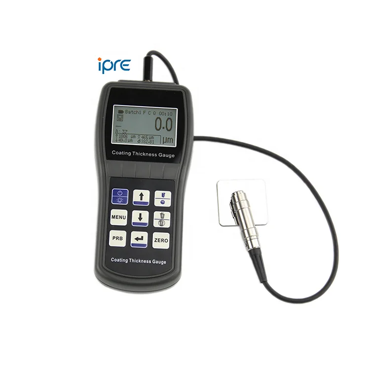 Medidor de espessura industrial profissional de alta precisão, não destrutivo, revestimento digital, testador de espessura de pintura