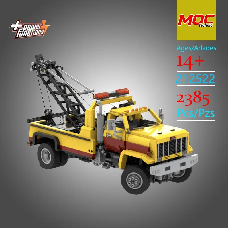 NEW Design MOC  TopKick Wrecker 4x4 Truck  Model - Trendy Educational Toys - Fun Building Game Set - Top Choice Holiday Gifts