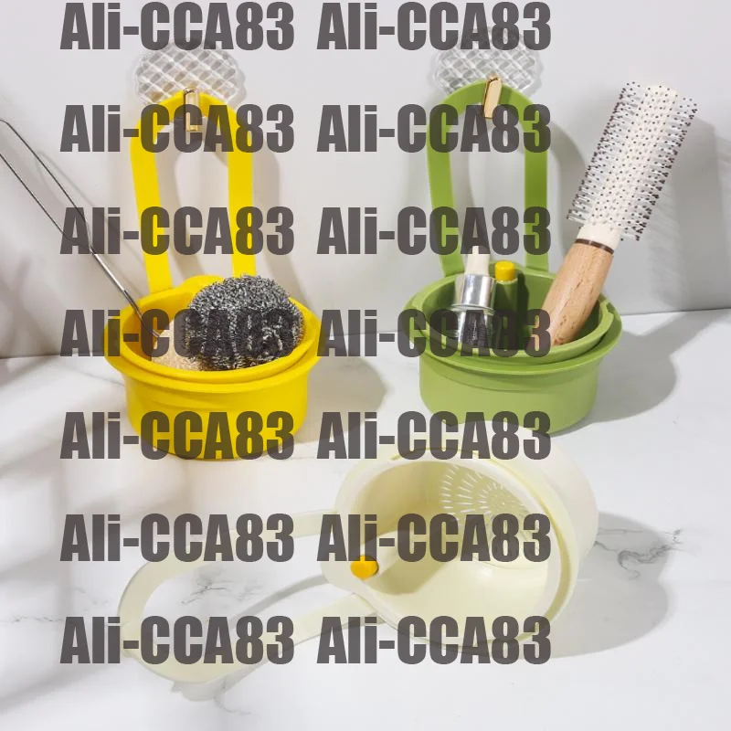 

2 IN1 Sink Drain Basket Faucet Hanging Filter Bag Adjustable Automatic Basket Sink Sponge Rack Kitchen Waste Collector