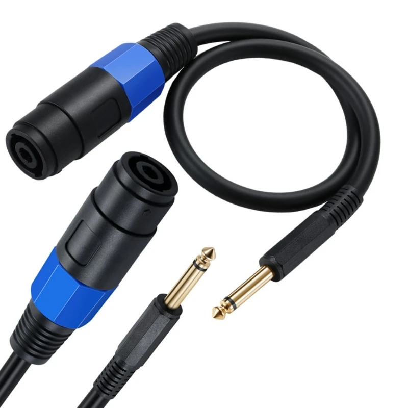 Cable altavoz Speakon a conector TS macho 6,35 mm y 1/4" Cable altavoz Speakon a conector TS 1/4 y 6,5