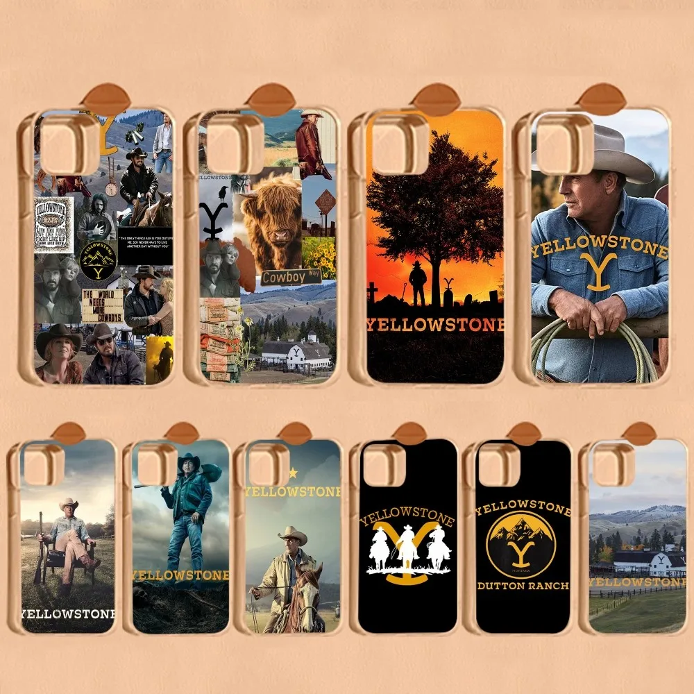 

American TV Series Yellowstone Phone Case For IPhone 16 15 8 7 6 6S Plus X SE XR XS 14 11 12 13 Mini Pro Max Mobile Case
