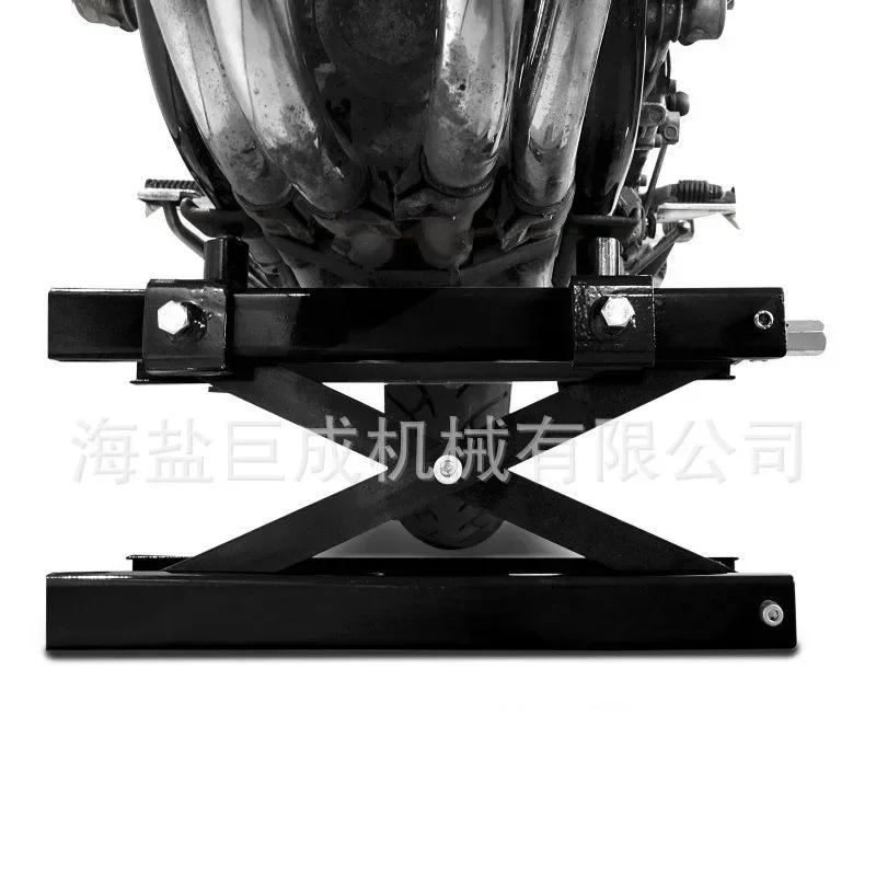 طاولة رفع الدراجة النارية - منصة رفع هيدروليكية للدراجات الكهربائية والثقيلة مع توافق ممتص الصدمات