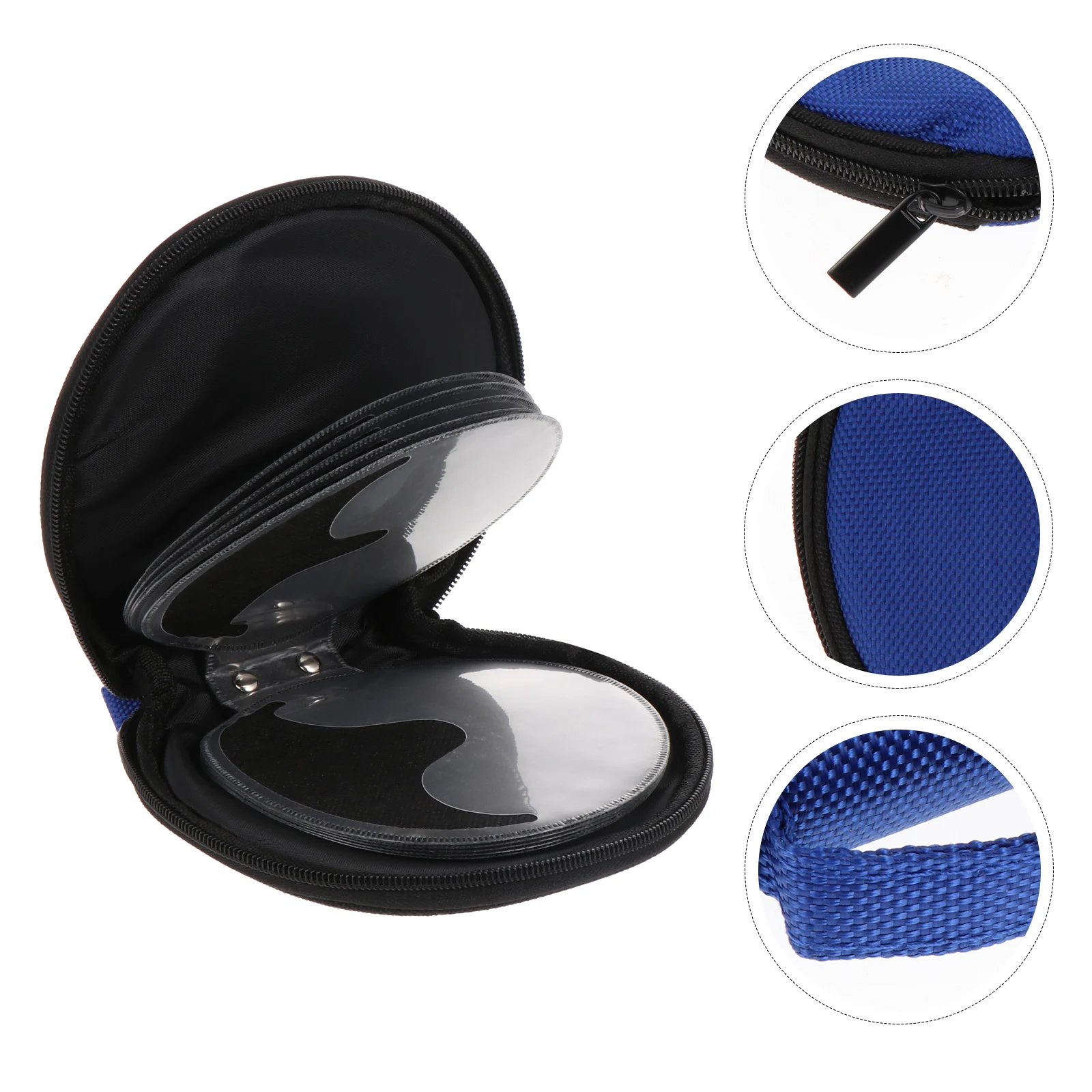 

Case Large Capacity Organizer Disc Case Bag Blue Travel Disc Wallet Cd Storage Bag Dust Proof Furniture