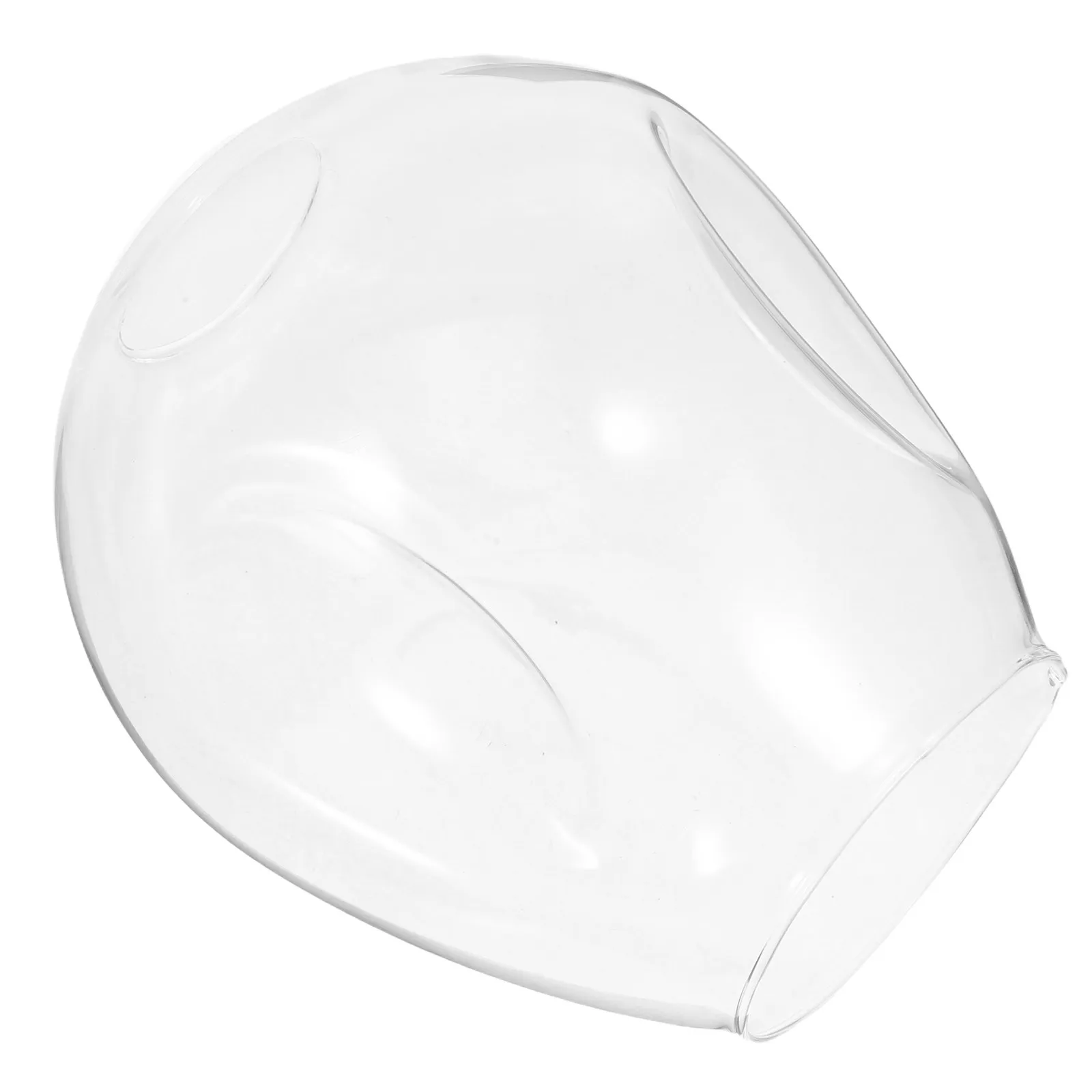 

1 шт. Прозрачный стеклянный абажур в европейском стиле для спальни, декоративный, с мягким рассеянным светом