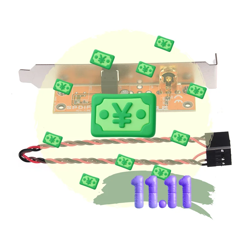 

Кронштейн оптического и выхода кабеля SPDIF для материнской платы Asus Gigabyte Msi