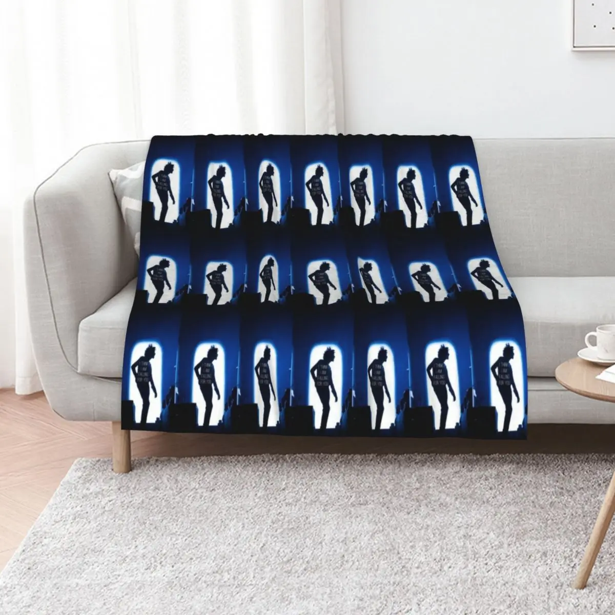 The 1975 i think i am falling for you lyric Throw Blanket warm winter Single Sleeping Bag manga Multi-Purpose Blankets