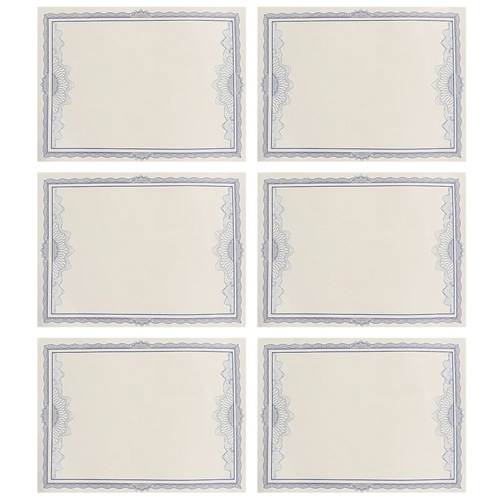 

10Pcs Blank A4 Certificate Paper High-Grade Multipurpose Inner Page Paper for Graduation Awards Employee Recognition School