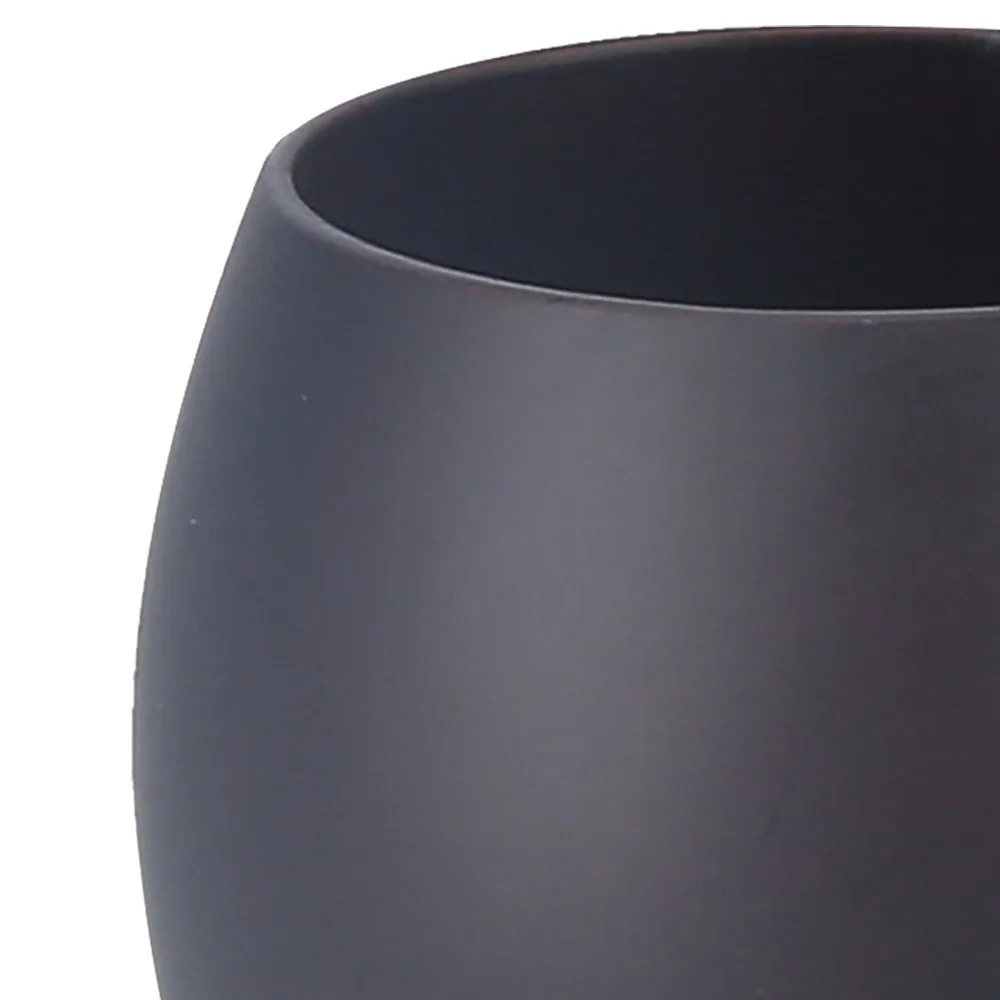 Easy To Grip 250ml Tea Cup Polished Solid Wide Belly Mug Wood Wide Cup Opening Drinking Cup Drink Container