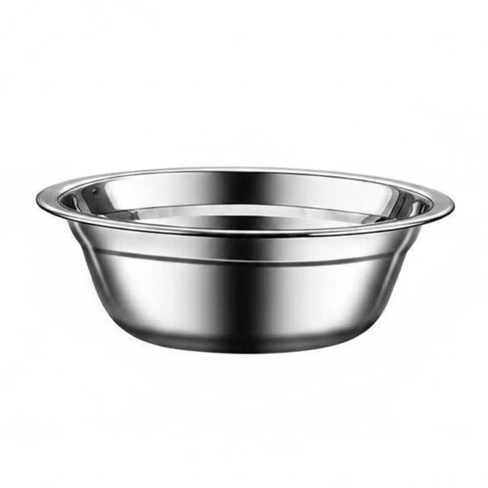 Thick Stainless Steel Soup Bowl Multi Use Kitchen Basin Sink Bowl for Mixing Washing and Serving Dishes