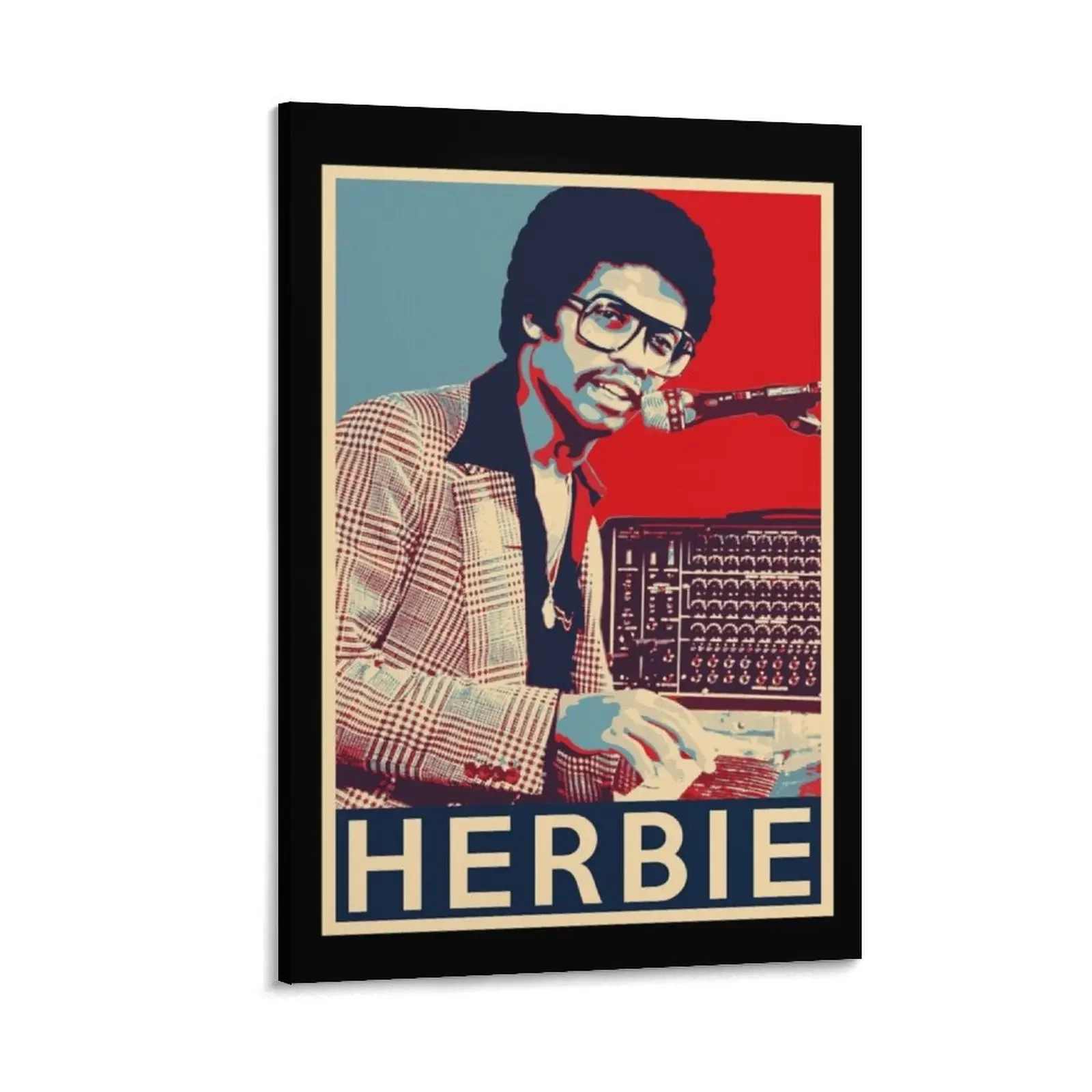 

Herbie Hancock Hope Poster - Sizes of Jazz Musician History Premium . Canvas Painting ornaments for home painting