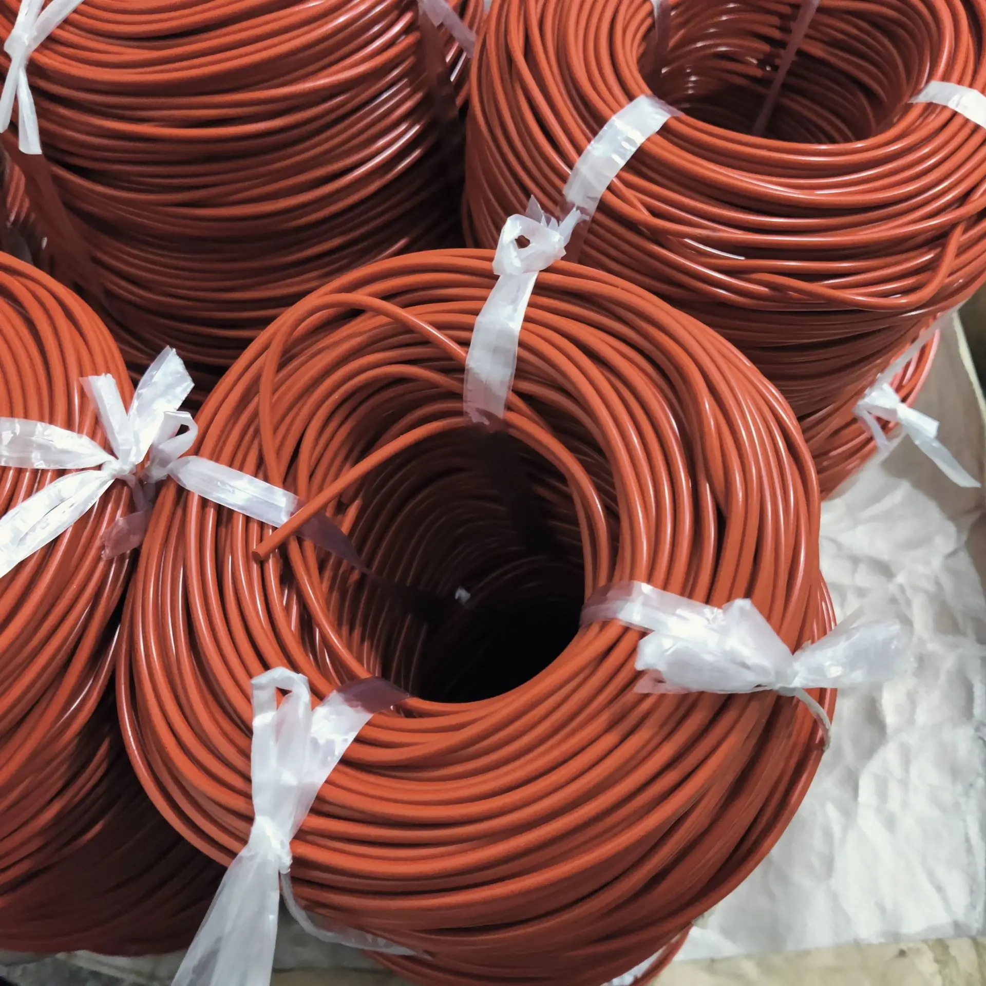 3 Meters  6mm Solid Silicone Rubber Seal Strip Round Oring Line Cord Solid Rubber Molding Damper Waterproof Silicone Rope Cords