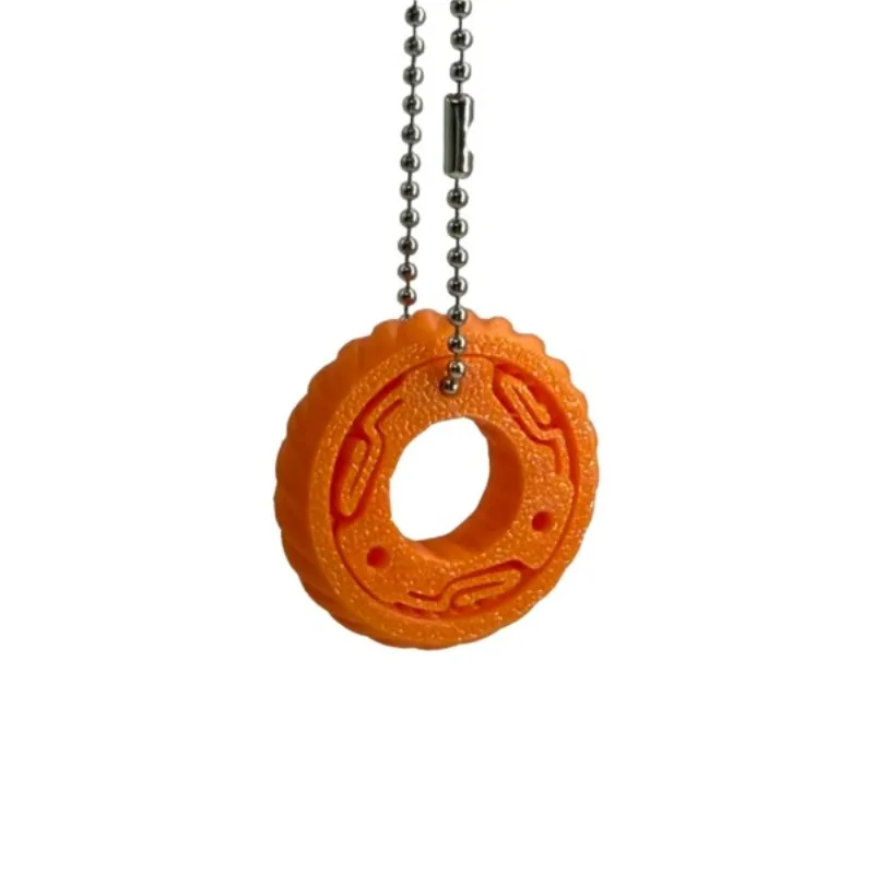 Fidget Roller Paragraph Ring Rotating Mechanical Slider 3D Printed Push Card Keychain EDC Stress Relief Sensory Toy Anti Anxiety