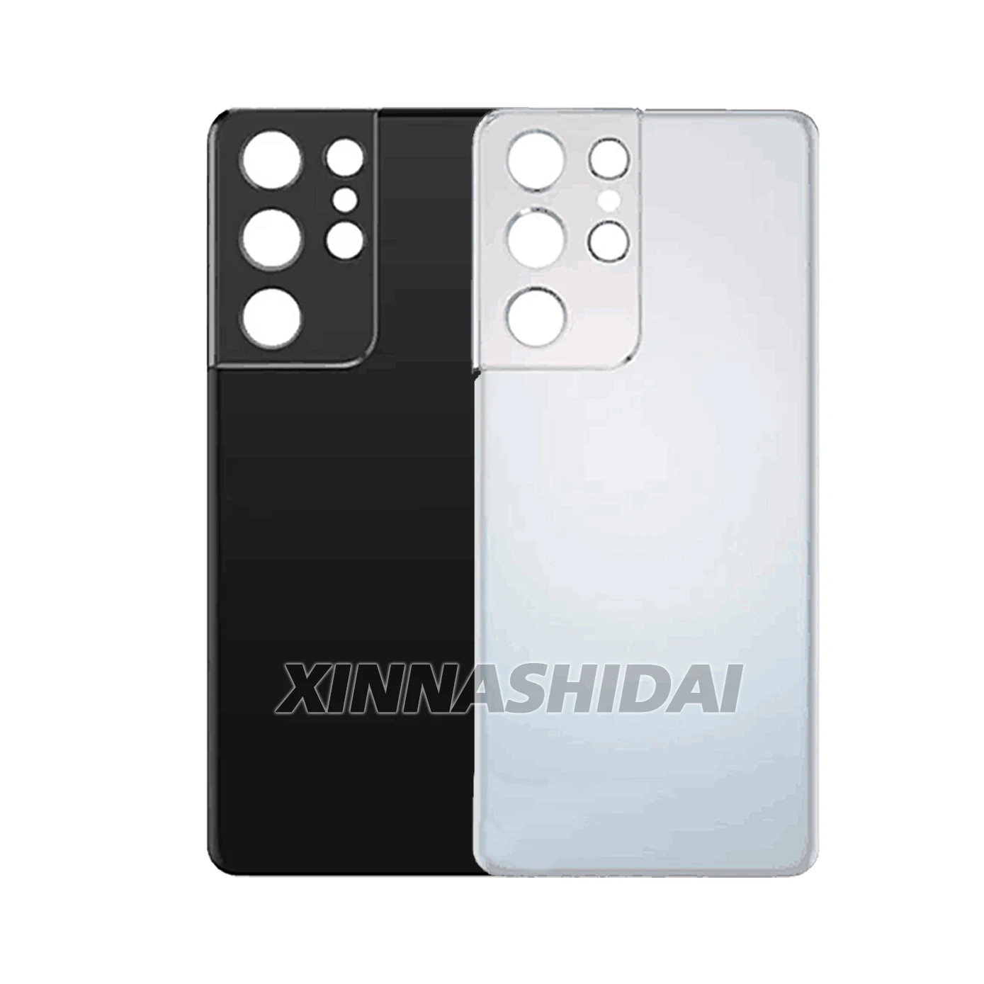 For Samsung Galaxy S21Ultra SM-G998B SM-G998U Battery Back Cover Housing Panel With Camera Glass