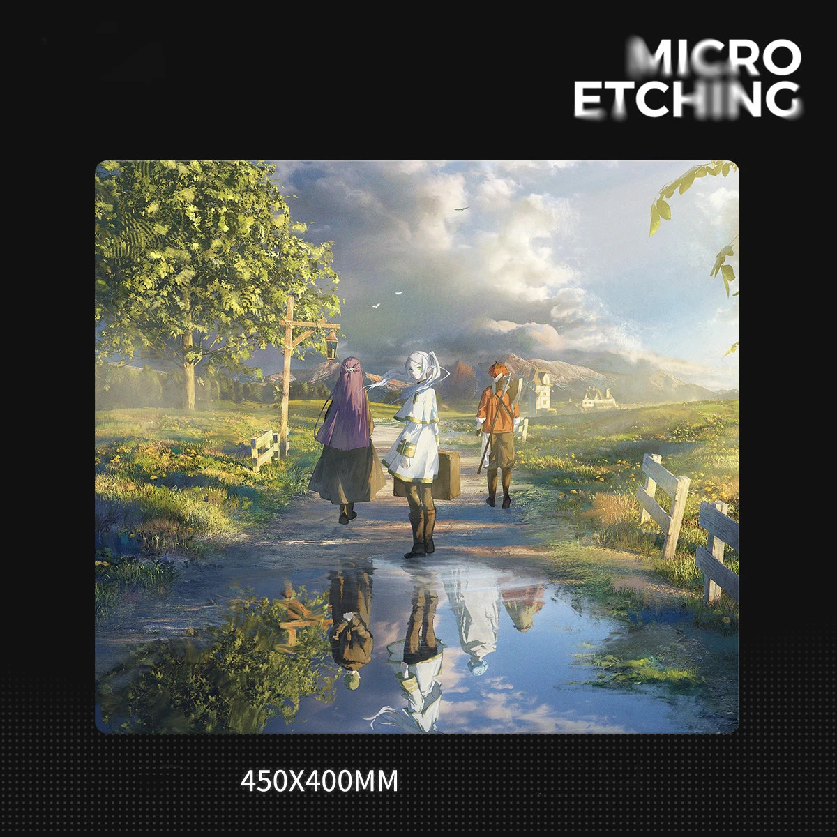 Cool Handsome Girl Anime Glass Mouse Pad Smooth Frosted Surface Desk Mat Tempered Upgrade FPS Office Custom Gaming Accessories