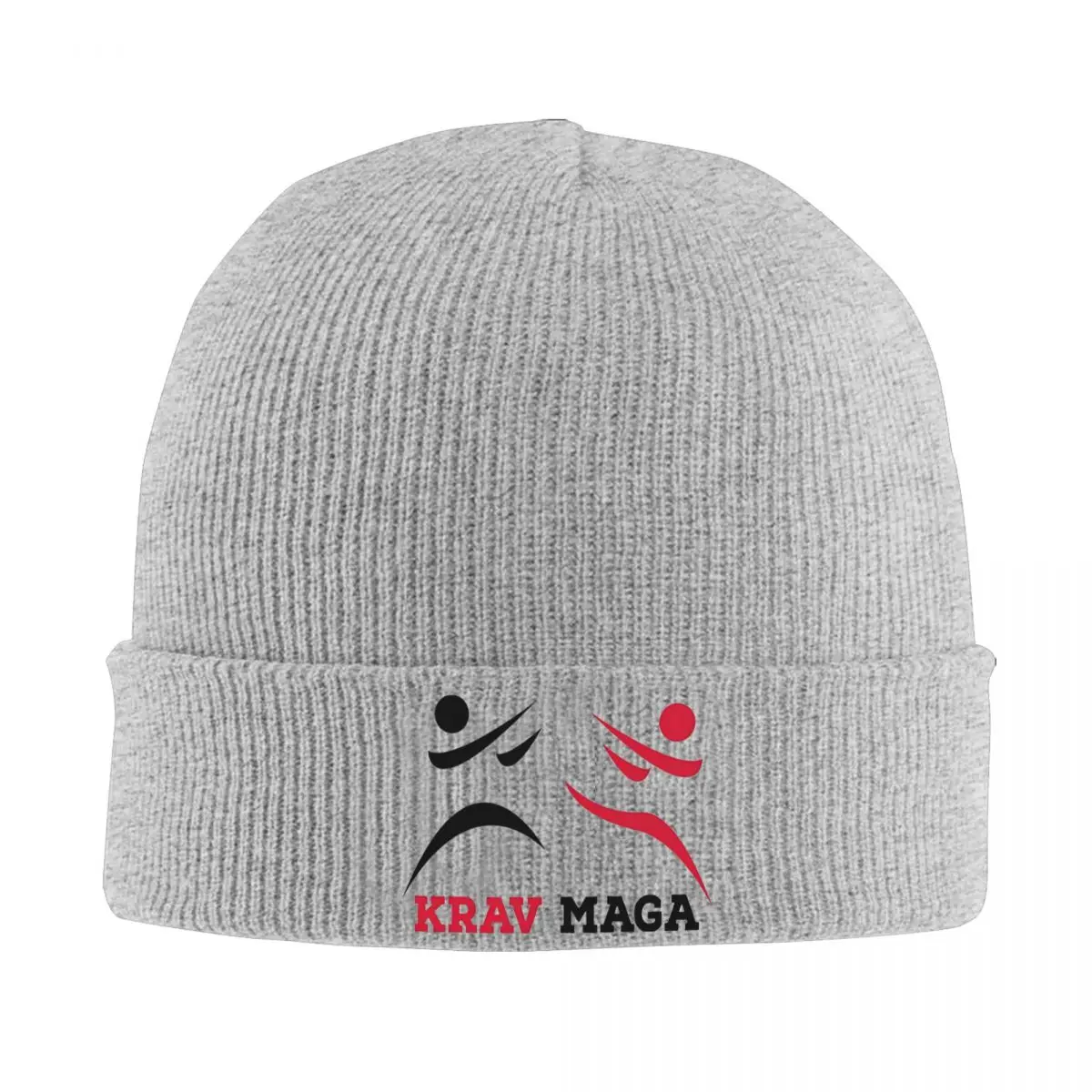 Krav Maga Knitted Hat Women's Men's Beanie Autumn Winter Hats Crochet Cap