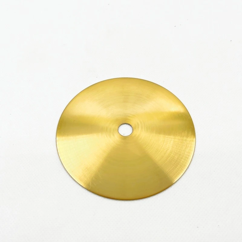 Metal Cover Cap Round Metal Lamp Base Round Iron Sheet Chassis Lamp Holder Copper color Hardware Iron Lighting Accessories DIY
