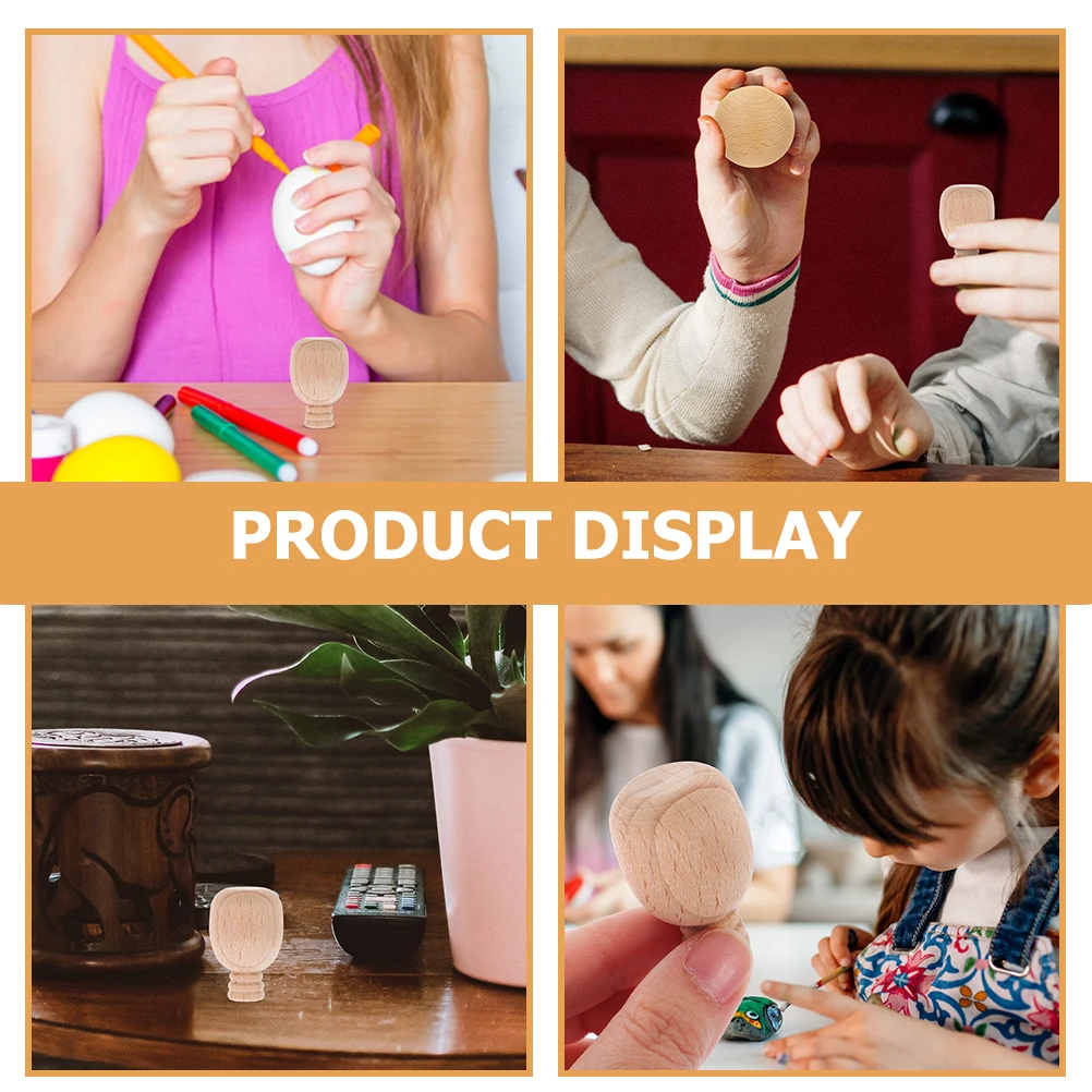 

5 Pcs Blank Wine Bottle Graffiti Party Ornaments Decoration Wooden Mini Bottles Colored