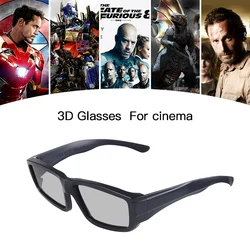 5pcs Pack 3D Polarization Eyewear for TVs/Cinemas/Movies,Polarizer Glasses (RealD),Passive Circular Polarized Real D 3D Glasses
