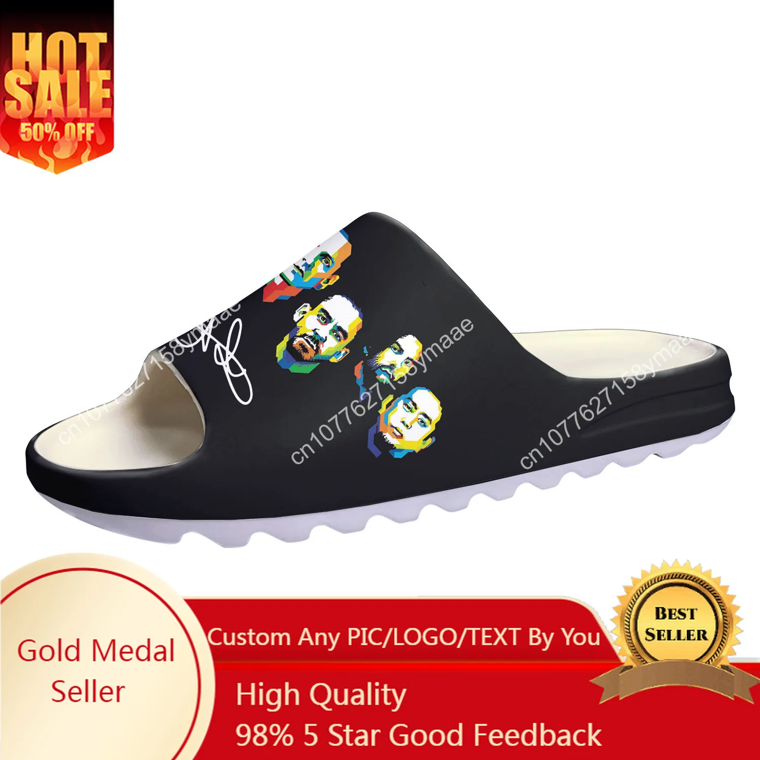 

Chester Park Soft Sole Sllipers Home Clogs Step on Water Shoes Mens Womens Teenager Bathroom Beach Customize on Shit Sandals