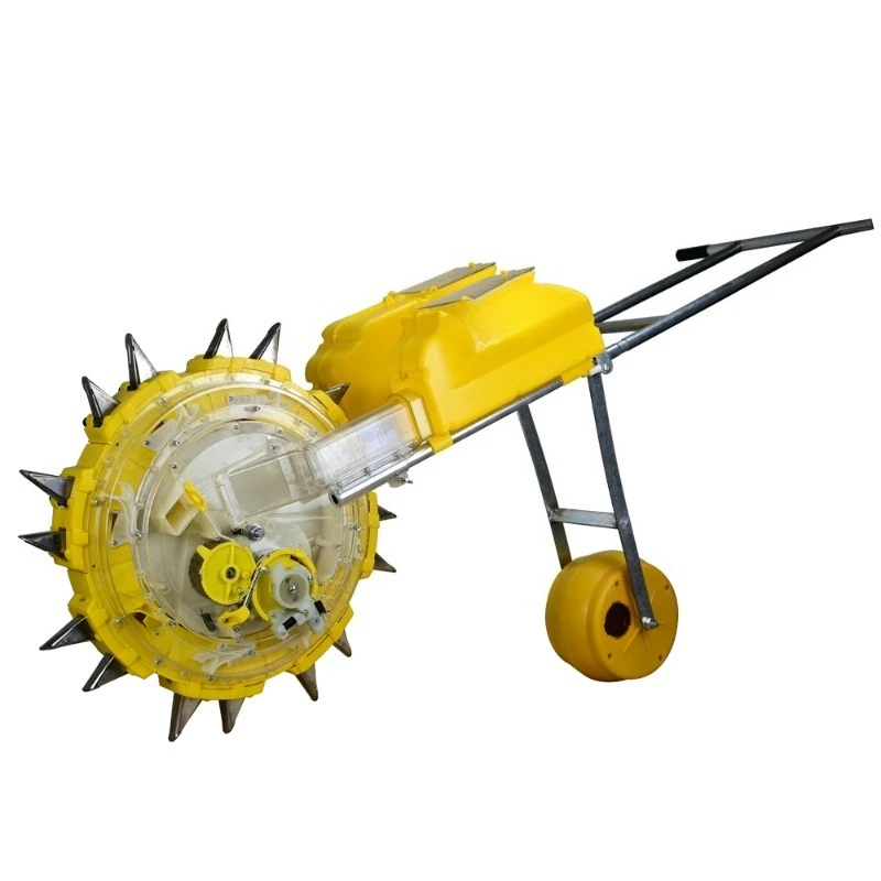 Hand push seeder Multifunctional seeding and fertilization machine Corn peanut precise seeder 7 plants spacing 24 cm