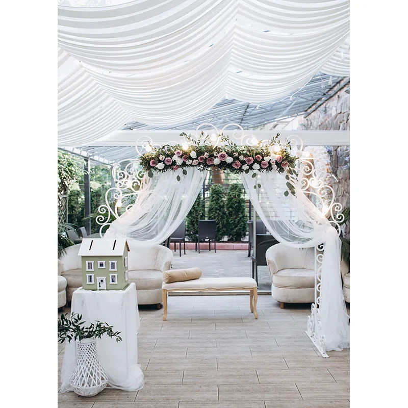 Lễ Cưới Chụp Ảnh Phông Nền Hoa Sinh Nhật Đính Hôn Đảng Chân Dung Nền Cho Studio Ảnh Trang Trí 210410HKW-01