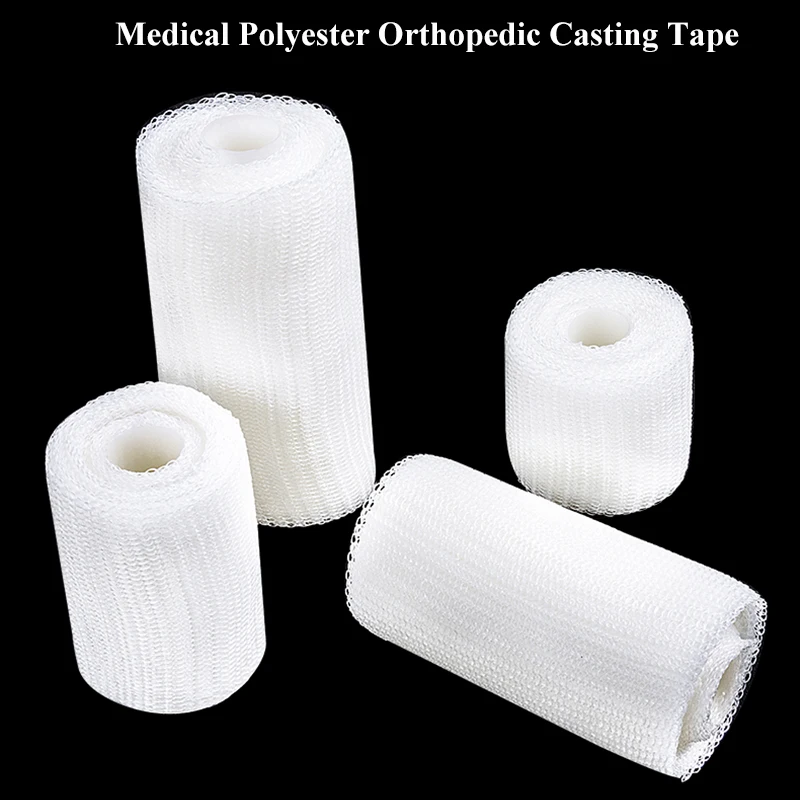 1Roll Medical Fiberglass High Polymer Fixation Bandage Surgical Disposable Orthopedic Casting Tape 5/7.5/10/15x360cm