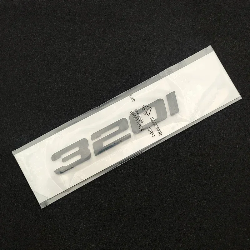 Nameplate Logo Sticker For BMW 320i F30 E46 E90 G20 320i Car Trunk Letters Emblem Glossy Black Matte Black Chrome Accessories