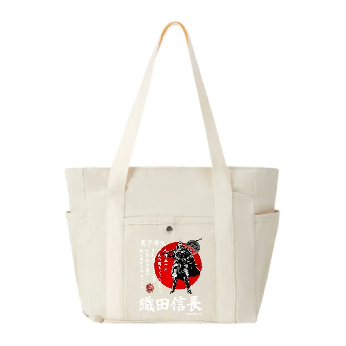Oda Nobunaga Samurai Art Design Bolsos de viaje para mujer con múltiples bolsillos