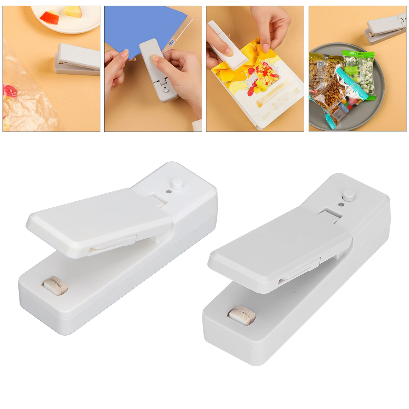 휴대용 미니 마그네틱 USB 충전식 비닐봉투 실러 (가정용 주방용)