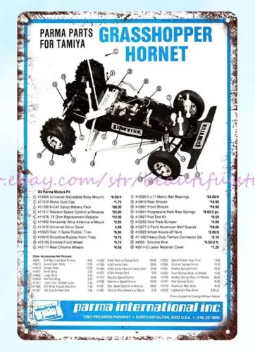 Slot Car Racing Konik polny Hornet metalowy znak blaszany wystrój domu