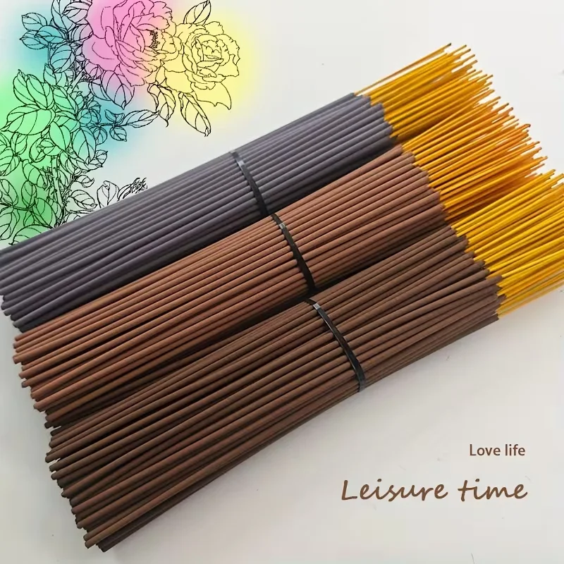 120Pcs Natural High-Quality Incense Sticks, 10inch White Musk, Clove, Vanilla, Sage Bamboo Stick Incense, Strong and Long-Lasting Fragrance, Enhances the Quality of Life, Home Products