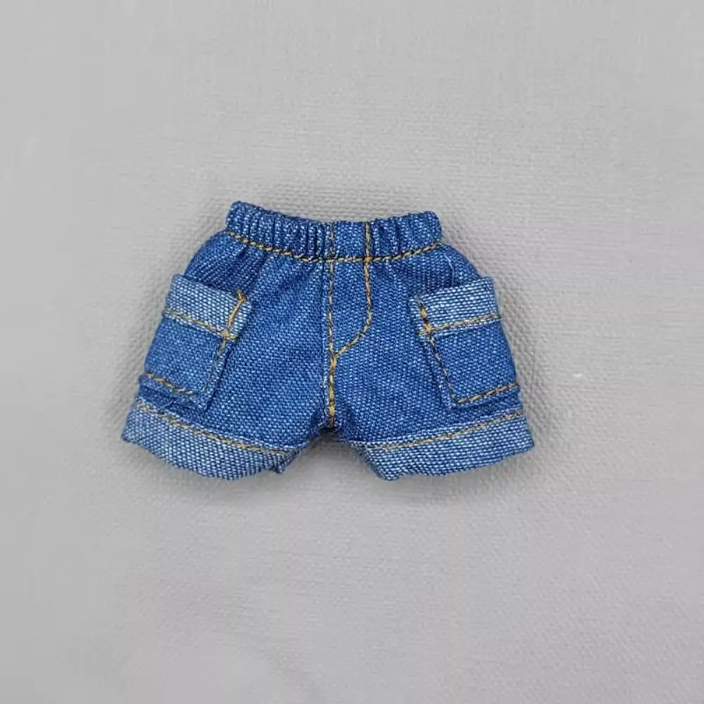 Ropa de Moda para Muñecas, Shorts Hechos a Mano, 10 Colores, Shorts de Mezclilla, Conjuntos de Ropa, Juguetes para Niños para Muñecas OB11 de 1/11/para Muñecas BJD de 1/12