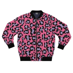 Various Leopard Prints Jacket Men's Clothing 3D Printing Animal Cosplay Jackets Hip Hop Streetwear Fashion Trend Bomber Jacket