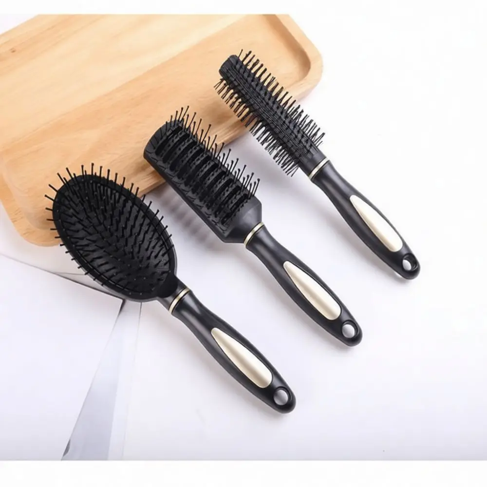 Versatile Hair Styling Brush Air Cushion Massage Scalp Comb Round Skeleton Vent Tool For Drying And Curled Hair