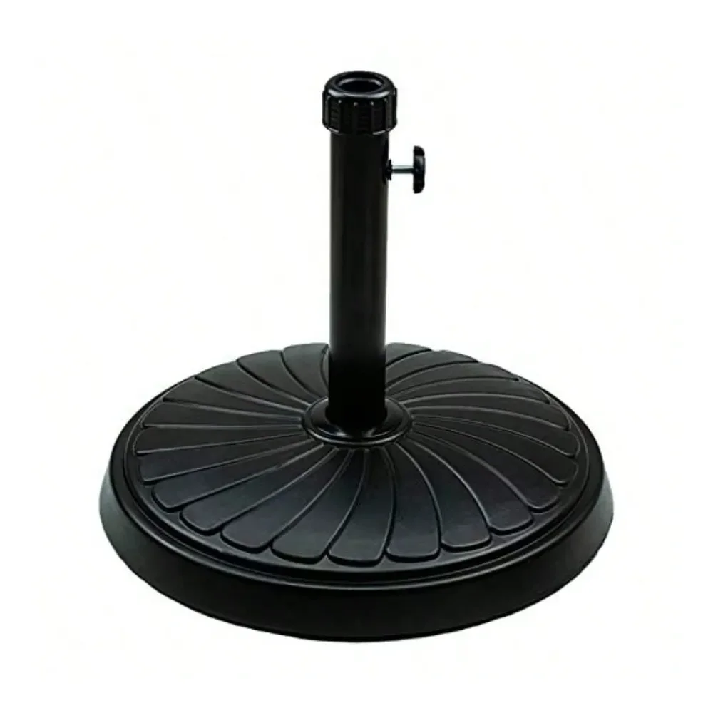 

22lbs Umbrella Base Heavy Duty Outdoor Living Round Antiqued Patio Market Umbrella Base