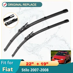 Car Wiper Blades For Fiat Stilo 2007-2008 Windshield Windscreen Front Window Blades 22